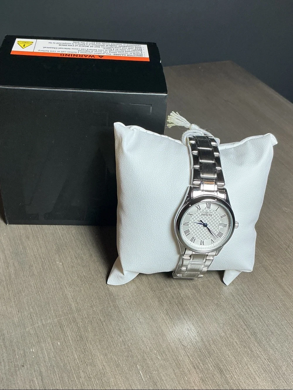 Invicta Silver Stainless Steel Women’s Watch with White Dial - 70270
